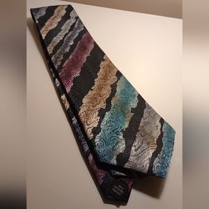 Halston Heritage Textured Multicolor Tie